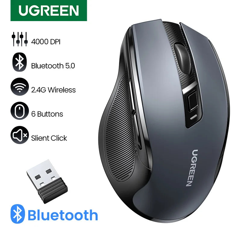 Mouse Sem Fio UGREEN 4000DPI MU006